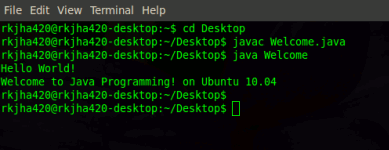 how to program in java on ubuntu 10.04
