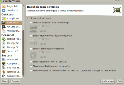 tweaking ubuntu system settings 