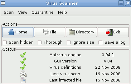 clamav in ubuntu 10.04-snapshot 