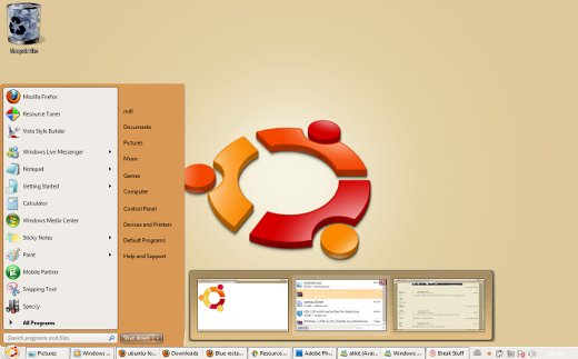 ubuntu-theme-for-windows-7