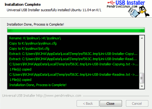 Bootable USB for Ubuntu 11.04