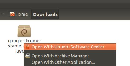 installing-chrome on Ubuntu 11.10