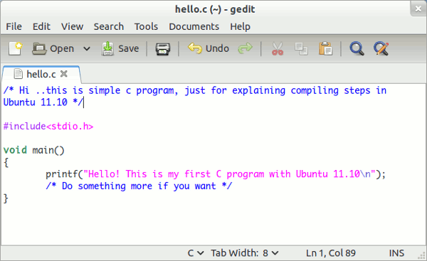 How To Compile C Program In