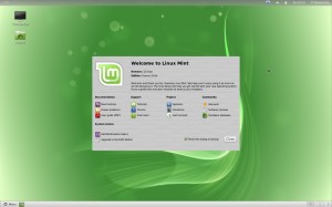 linux-mint-12 : Gnome shell interface