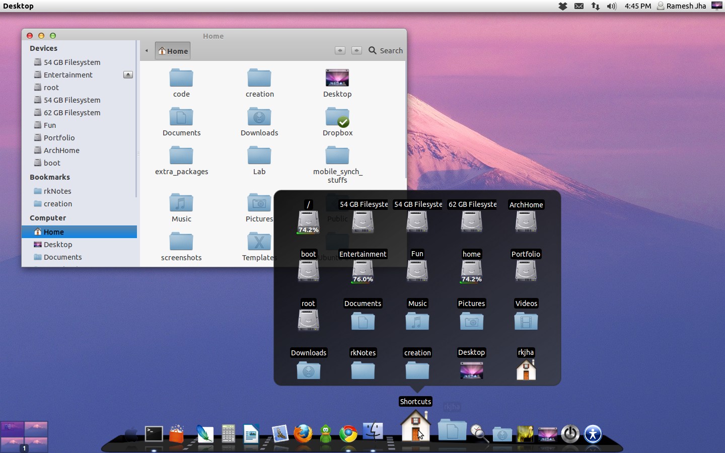 MAC OS X LION THEME FOR UBUNTU 12.04 PRECISE PANGOLIN/UBUNTU 12.10 QUANTAL  QUETZAL/LINUX MINT 13