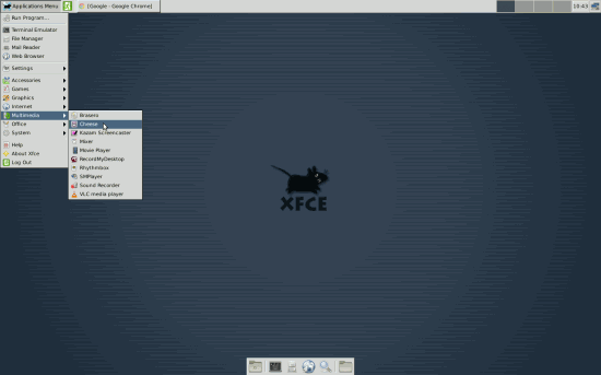 xfce4 screenshot : Ubuntu 12.04