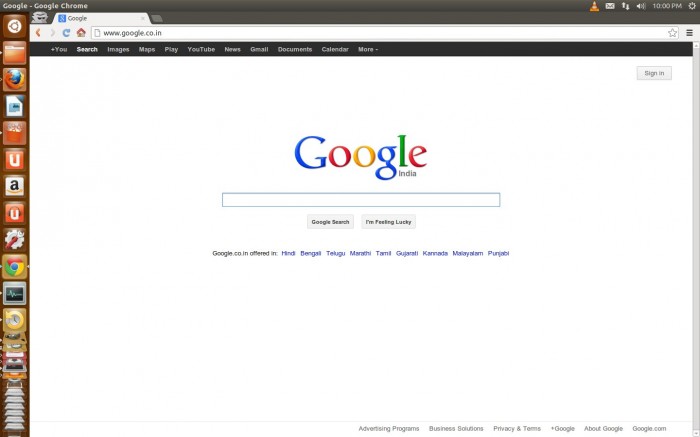 Google Chrome : Ubuntu 12.10