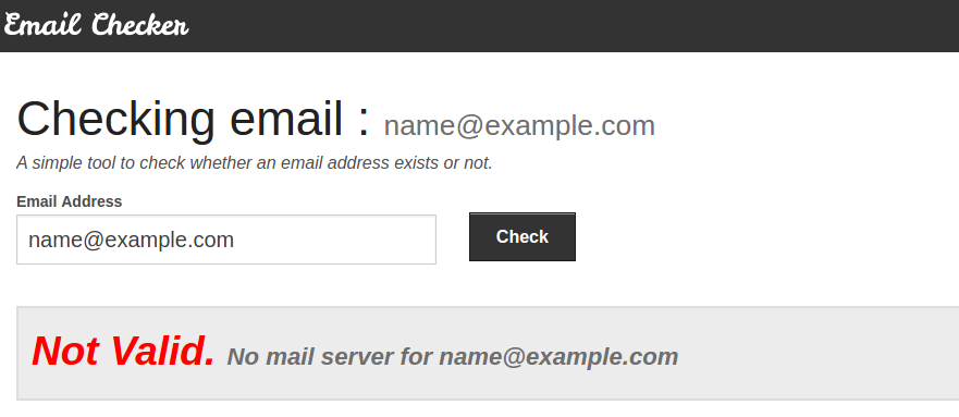 Email Checker Free Online Tool For Verifying An Email Address 