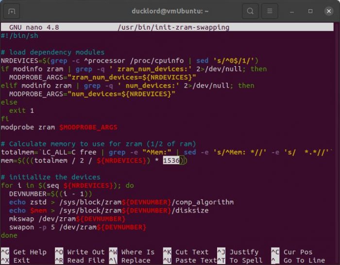 Ubuntu zRAM
